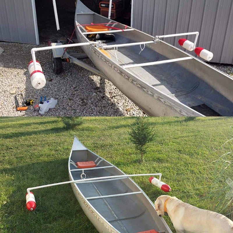Shaddock Fishing Crab Fishing Trap Floats Buoy - Kayak Outrigger Stabilizer Crab Pot Markers 5x11 6x14 7x14 inch Red/White - Image 4
